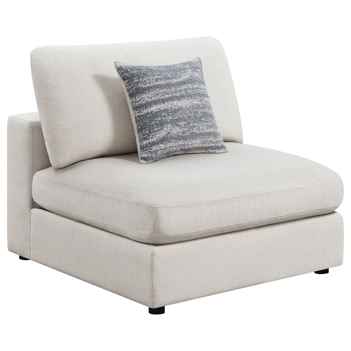 Serene 6-piece Upholstered Modular Sectional Sofa - Beige