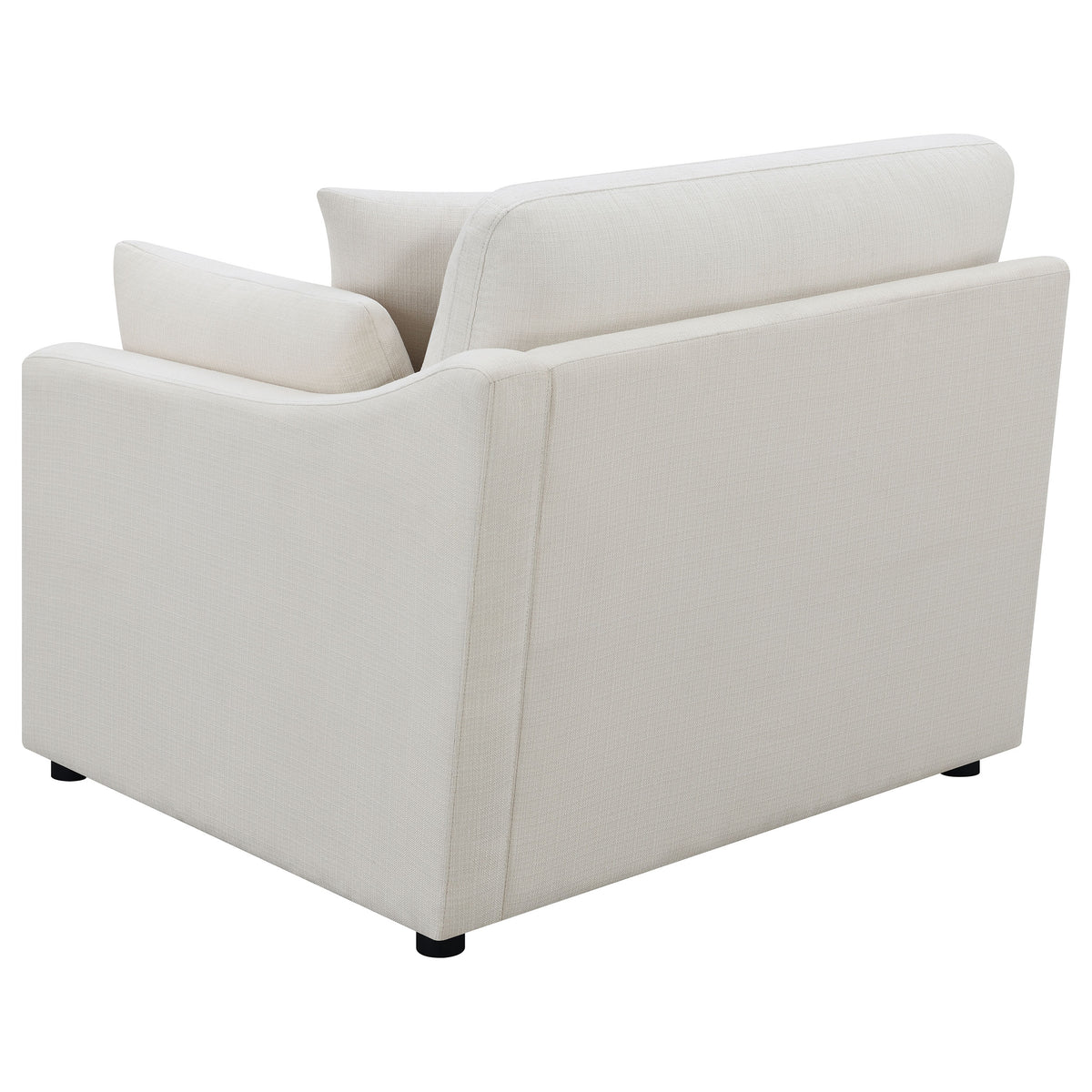 Hobson Upholstered Chair - Ivory, Right Arm Facing