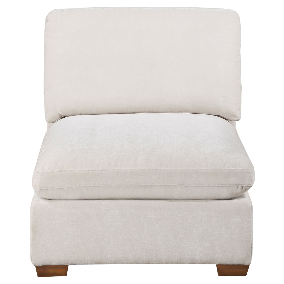 Lakeview Upholstered Armless Chair - Ivory