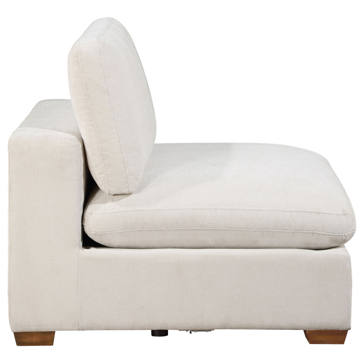 Lakeview Upholstered Armless Chair - Ivory