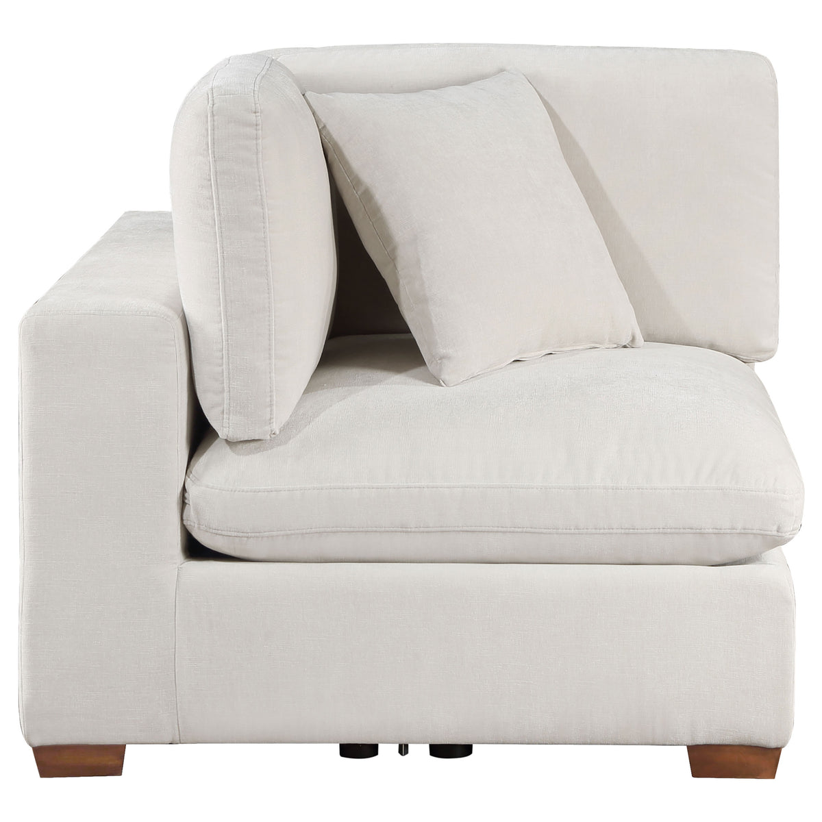 Lakeview Upholstered Corner Chair - Ivory