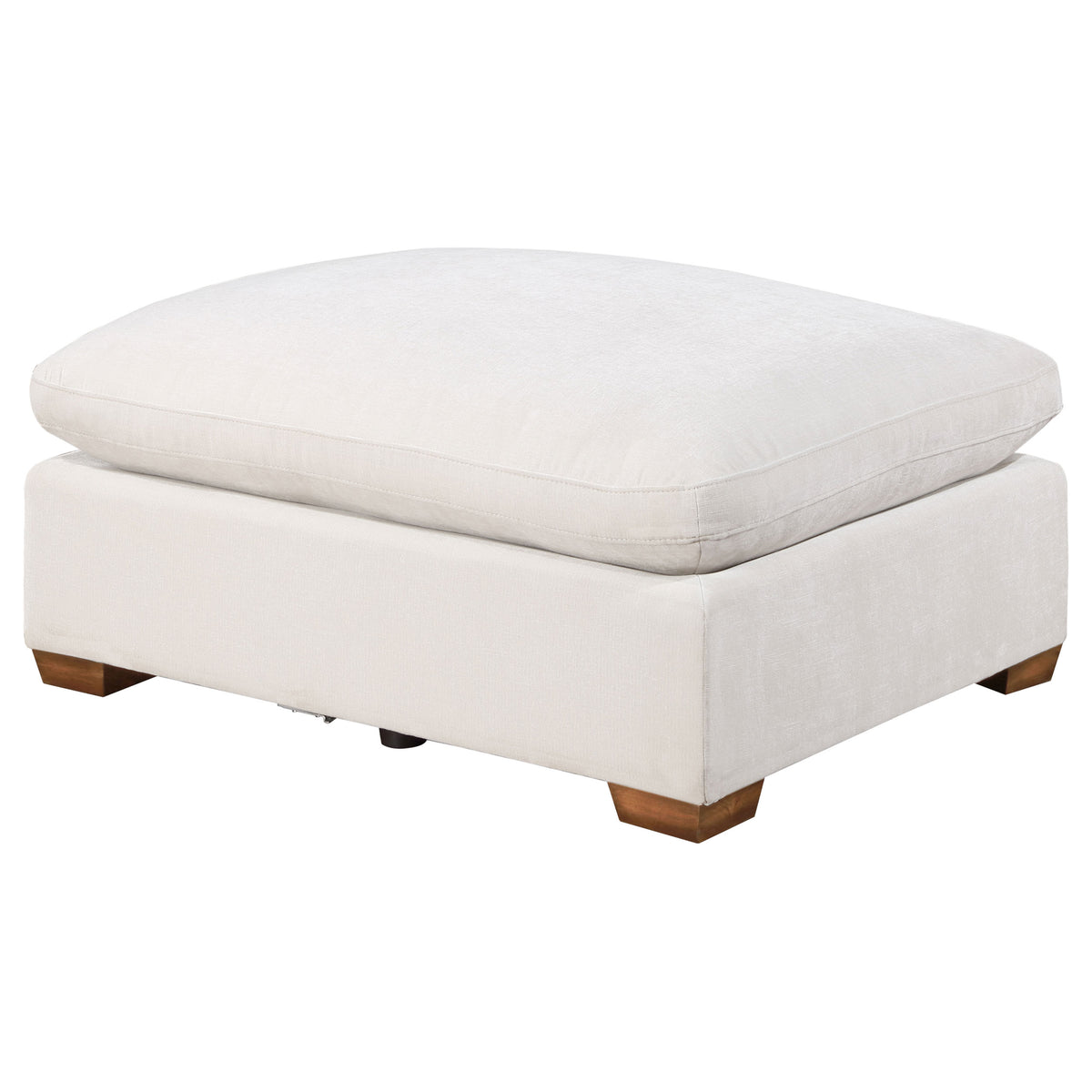 Lakeview Rectangular Upholstered Ottoman - Ivory