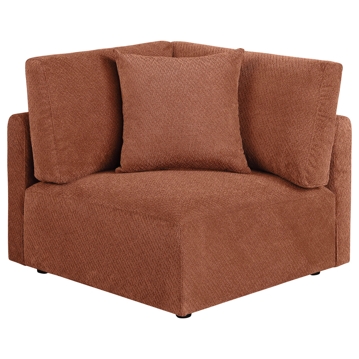 Elysia 6-piece Fabric Upholstered Modular Sectional Sofa - Coral