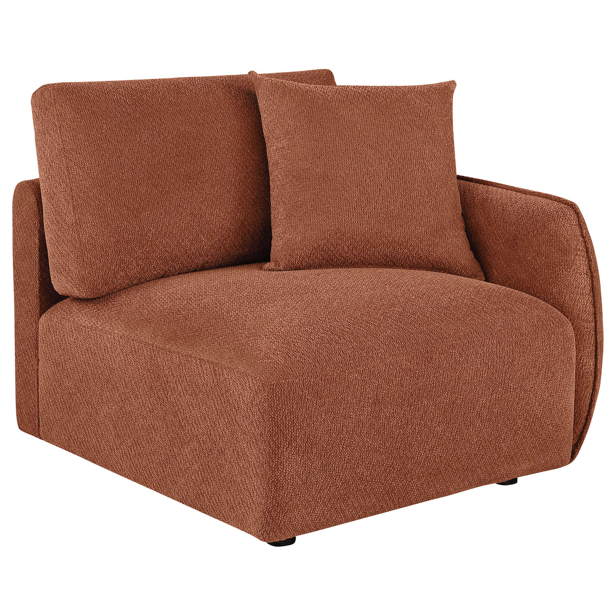 Elysia 6-piece Fabric Upholstered Modular Sectional Sofa - Coral