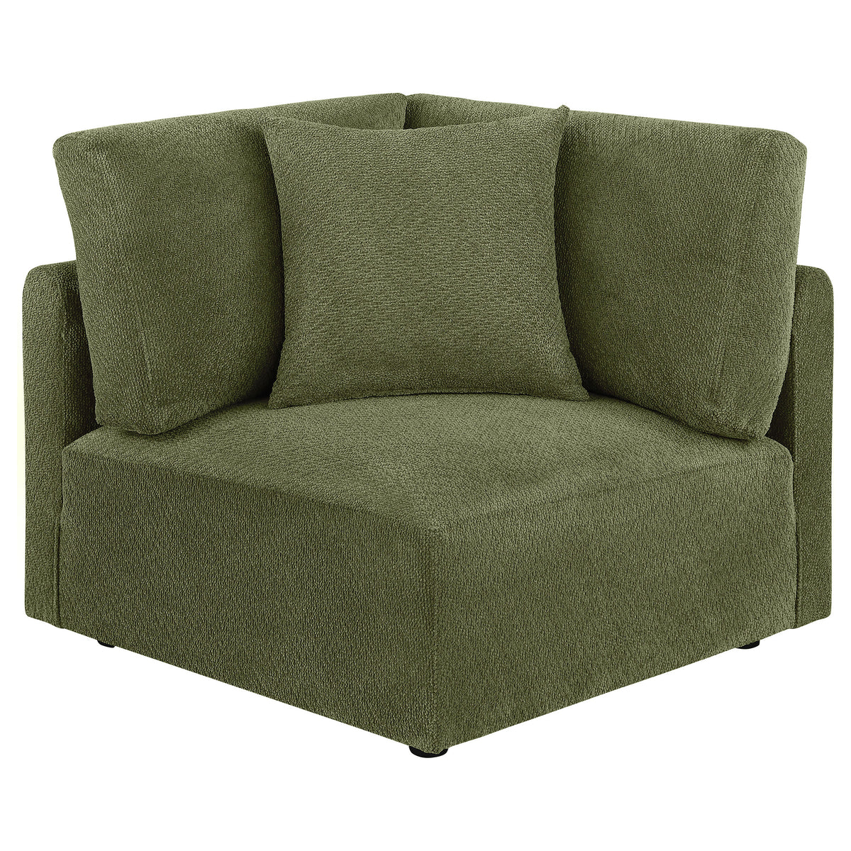 Elysia 6-piece Fabric Upholstered Modular Sectional Sofa - Green