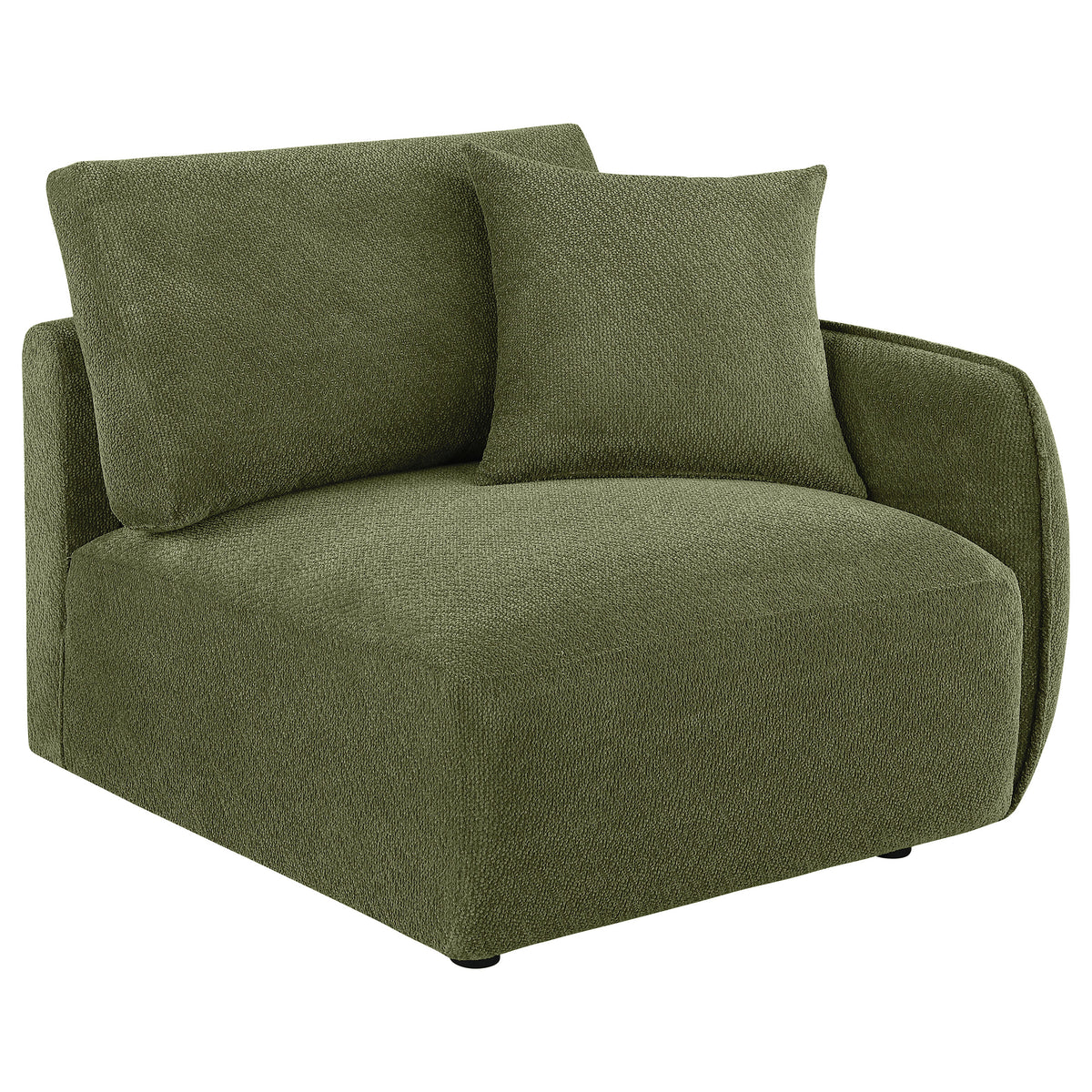 Elysia 6-piece Fabric Upholstered Modular Sectional Sofa - Green