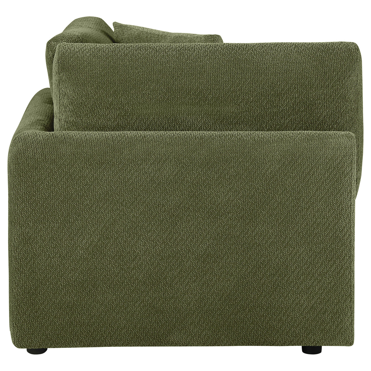 Elysia Fabric Upholstered Modular Corner Chair - Green