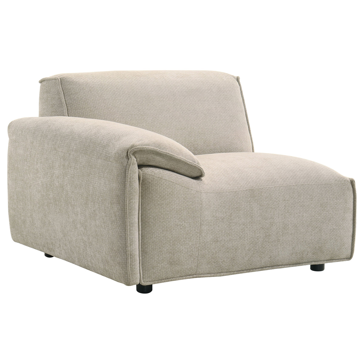 Crane Modular Chair Beige - Left Arm Facing