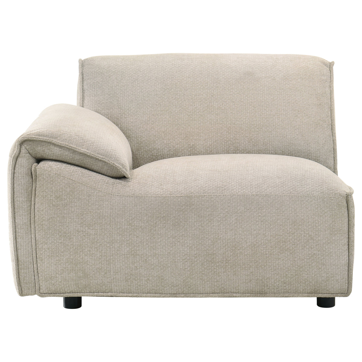 Crane Modular Chair Beige - Left Arm Facing