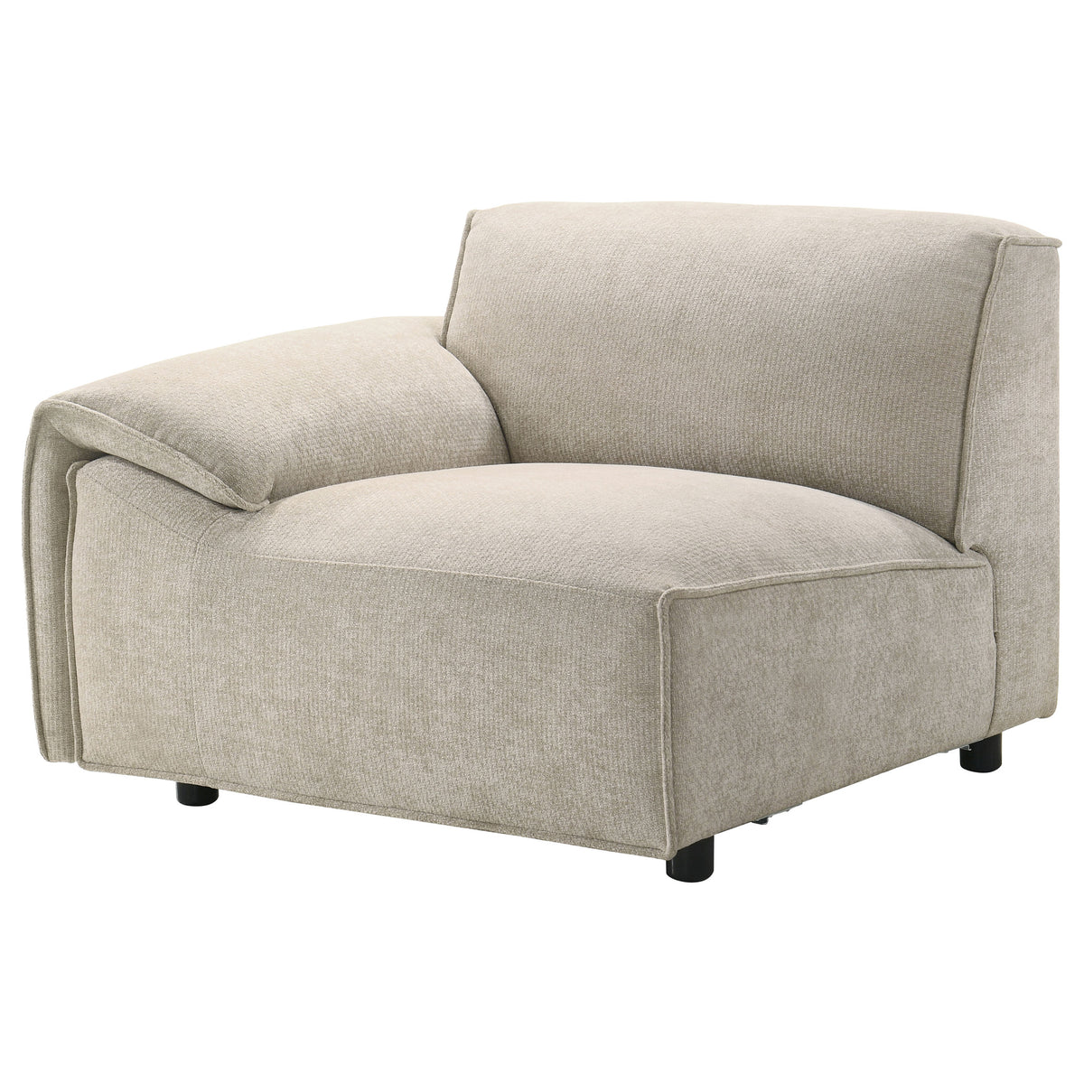 Crane Modular Chair Beige - Left Arm Facing