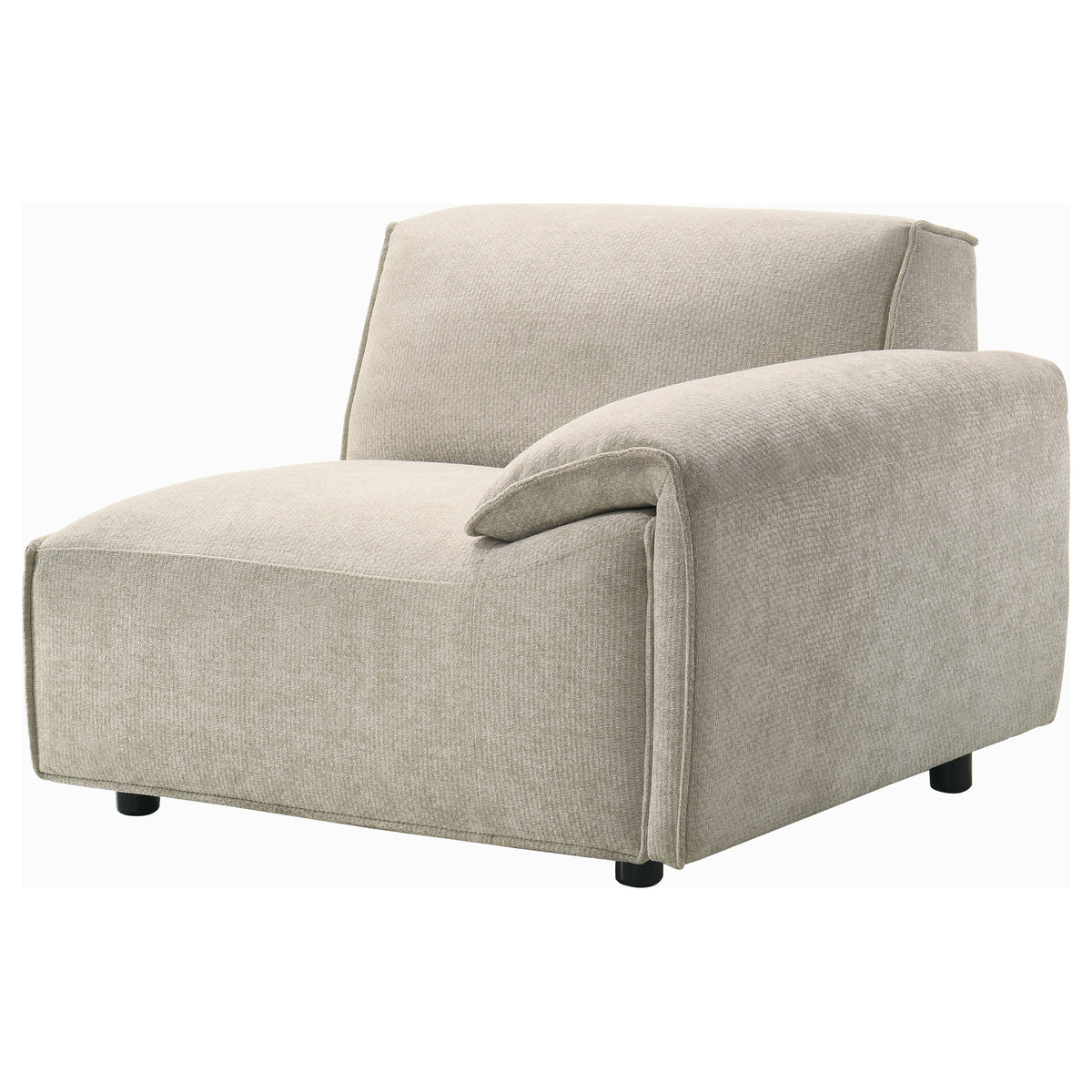 Crane Modular Chair Beige - Right Arm Facing