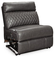 Samperstone Armless Recliner Faux Leather