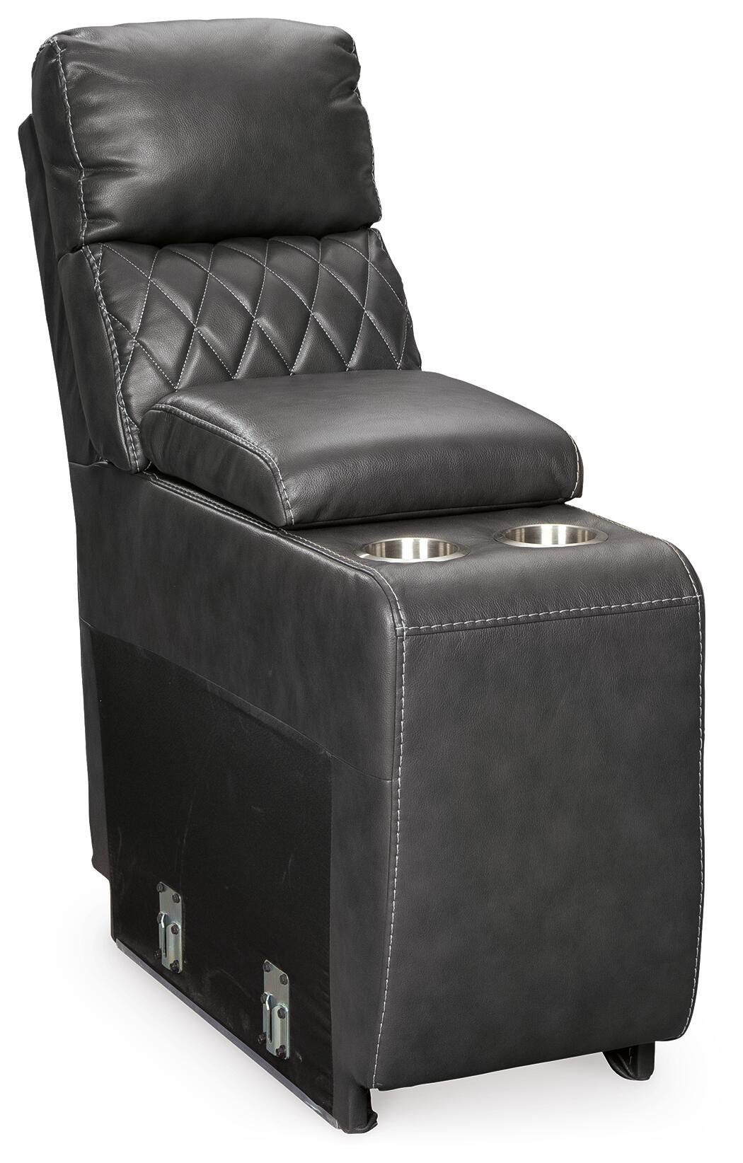 Samperstone Console with Storage Faux Leather