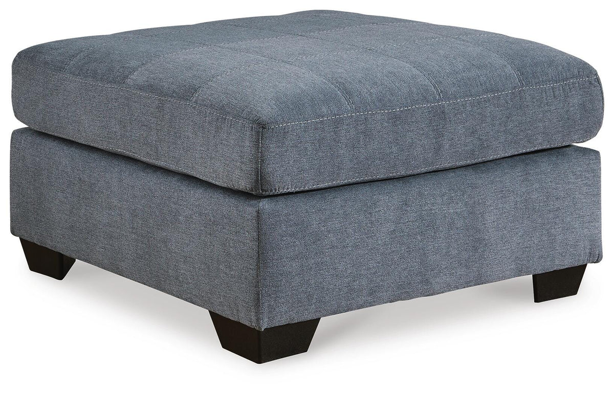 Marleton Oversized Accent Ottoman Microfiber