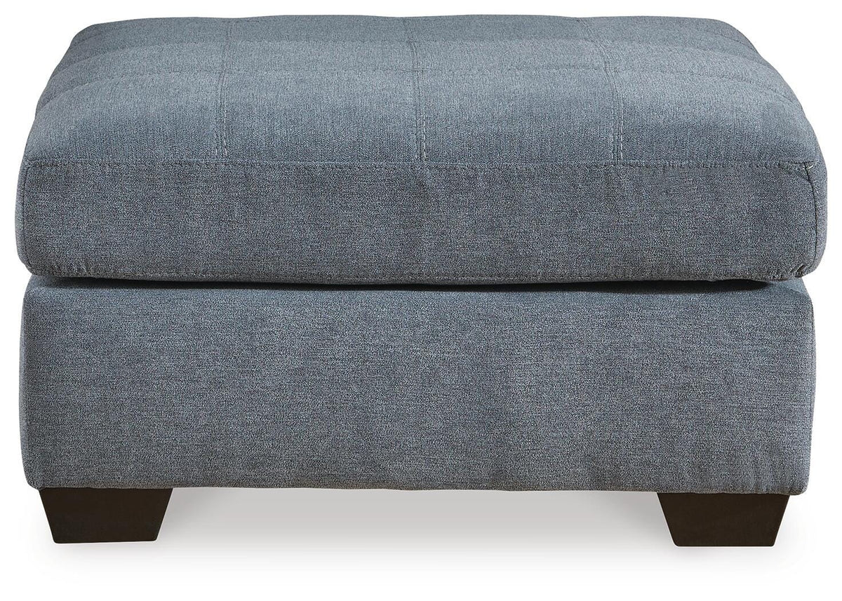Marleton Oversized Accent Ottoman Microfiber