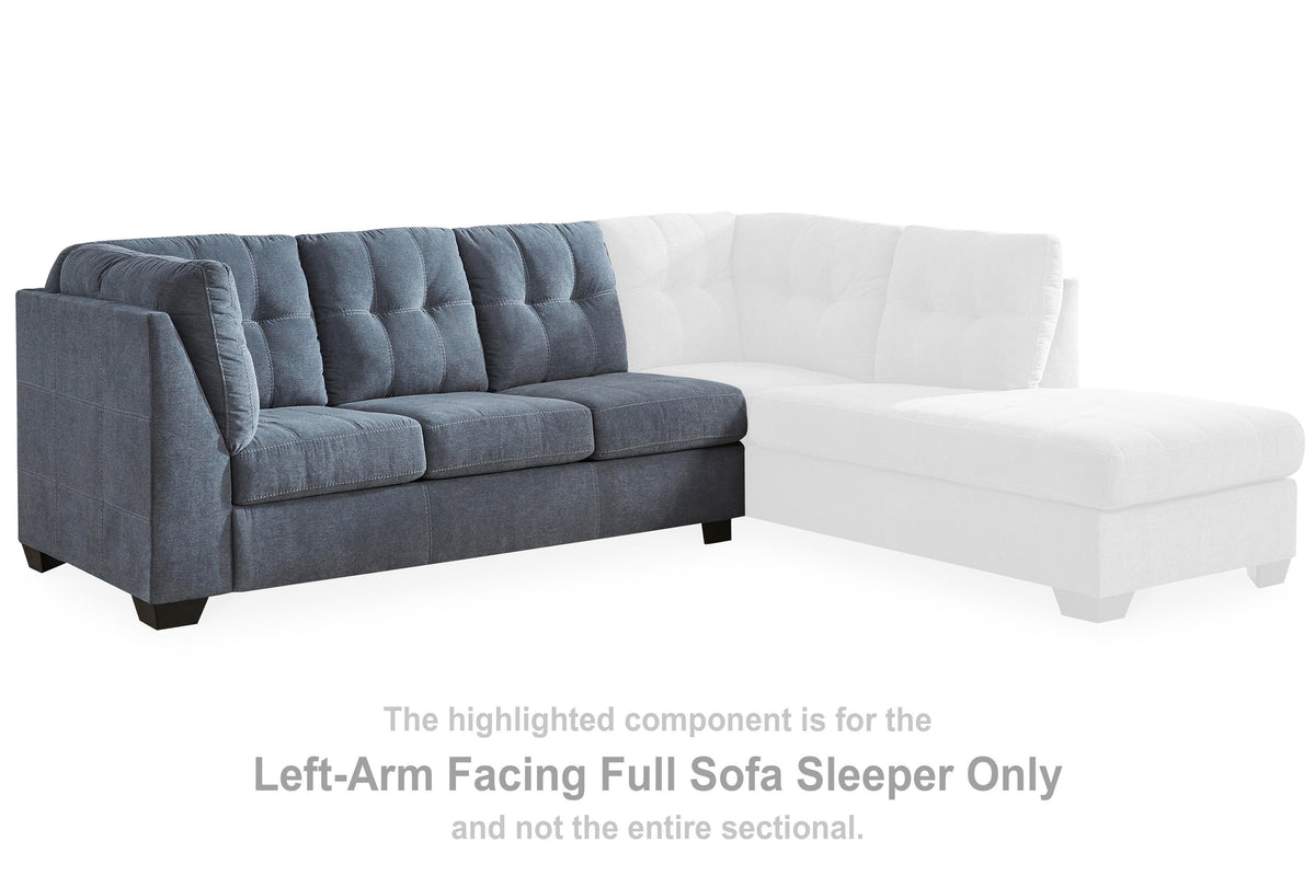 Marleton LAF Full Sofa Sleeper Microfiber
