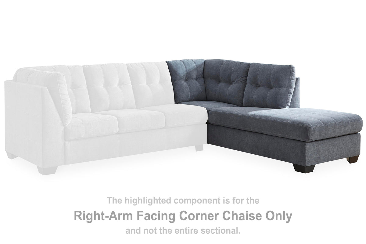 Marleton RAF Corner Chaise Microfiber