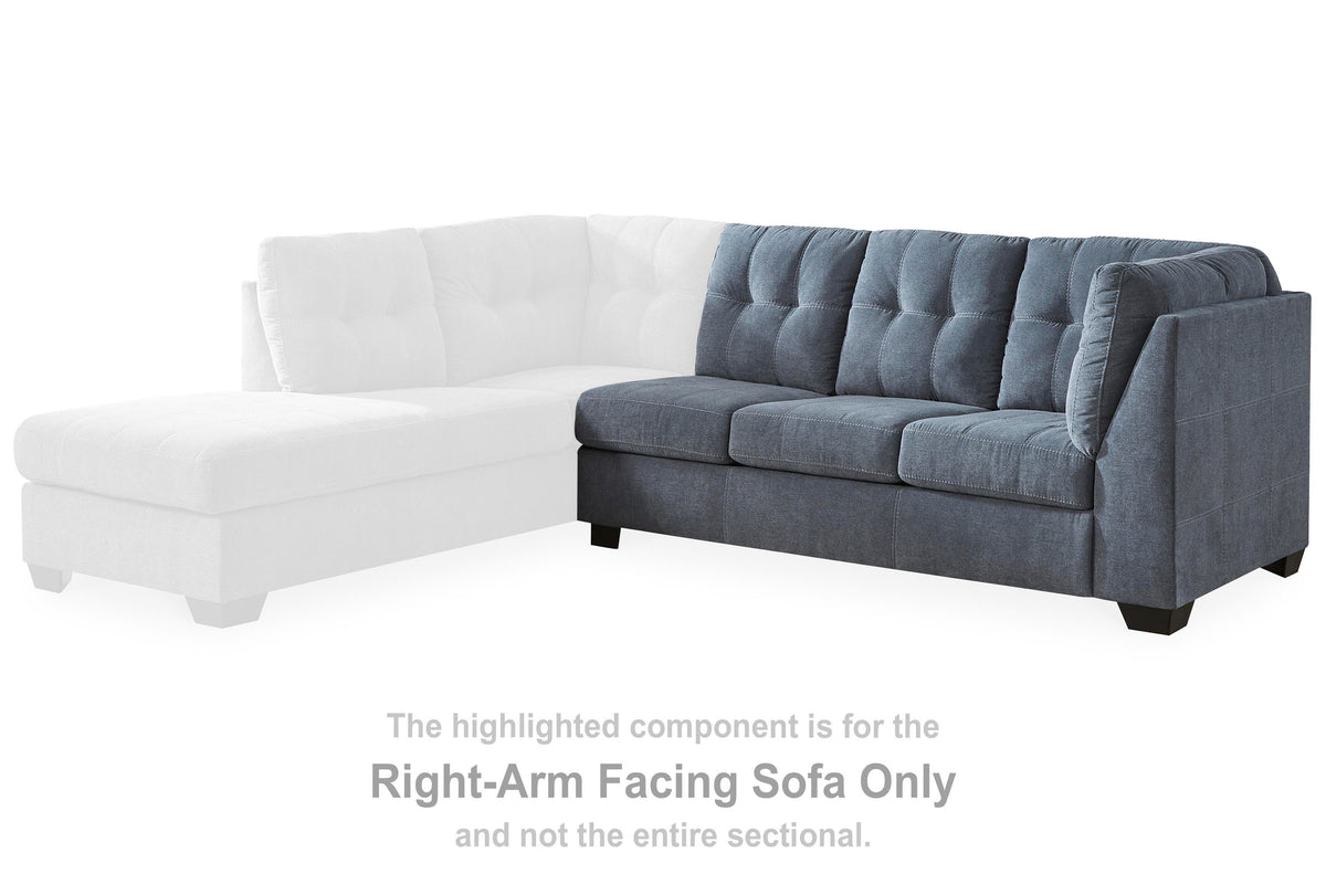 Marleton RAF Sofa Microfiber