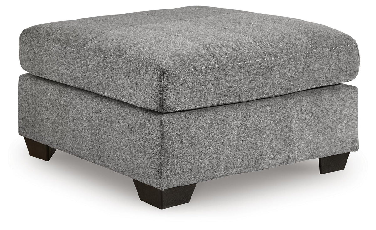 Marleton Oversized Accent Ottoman Microfiber