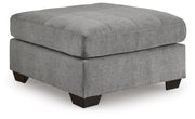 Marleton Oversized Accent Ottoman Microfiber