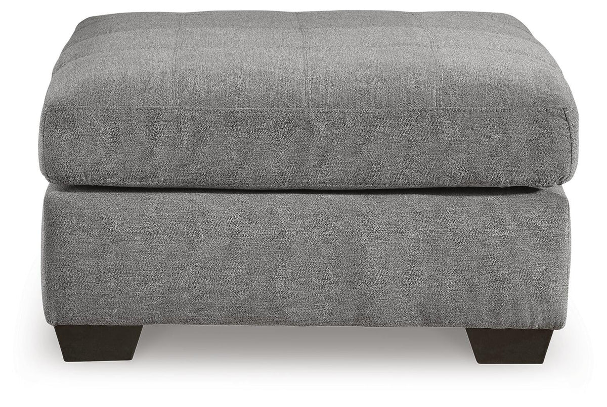 Marleton Oversized Accent Ottoman Microfiber
