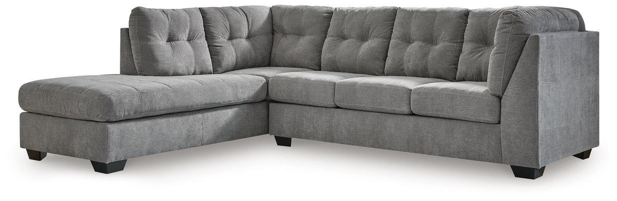Marleton 2-Piece Sectional with Chaise Microfiber