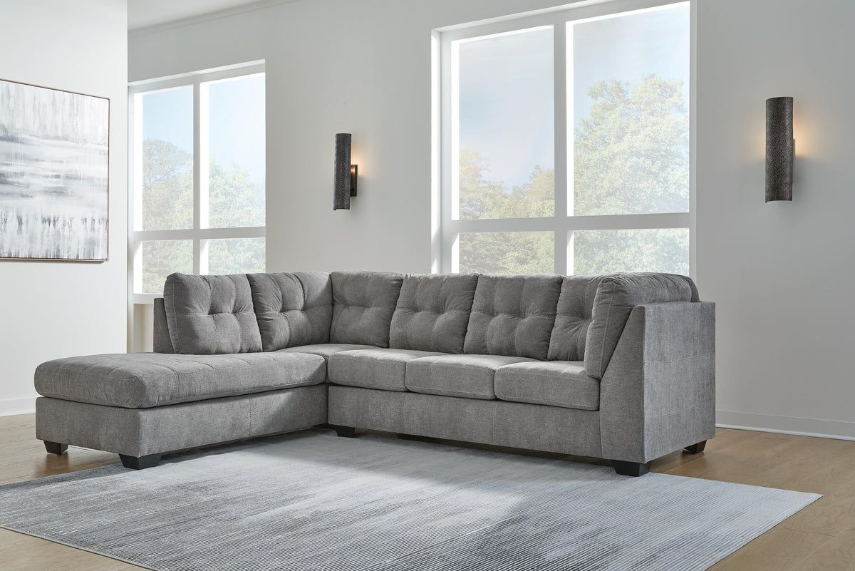 Marleton 2-Piece Sleeper Sectional with Ottoman