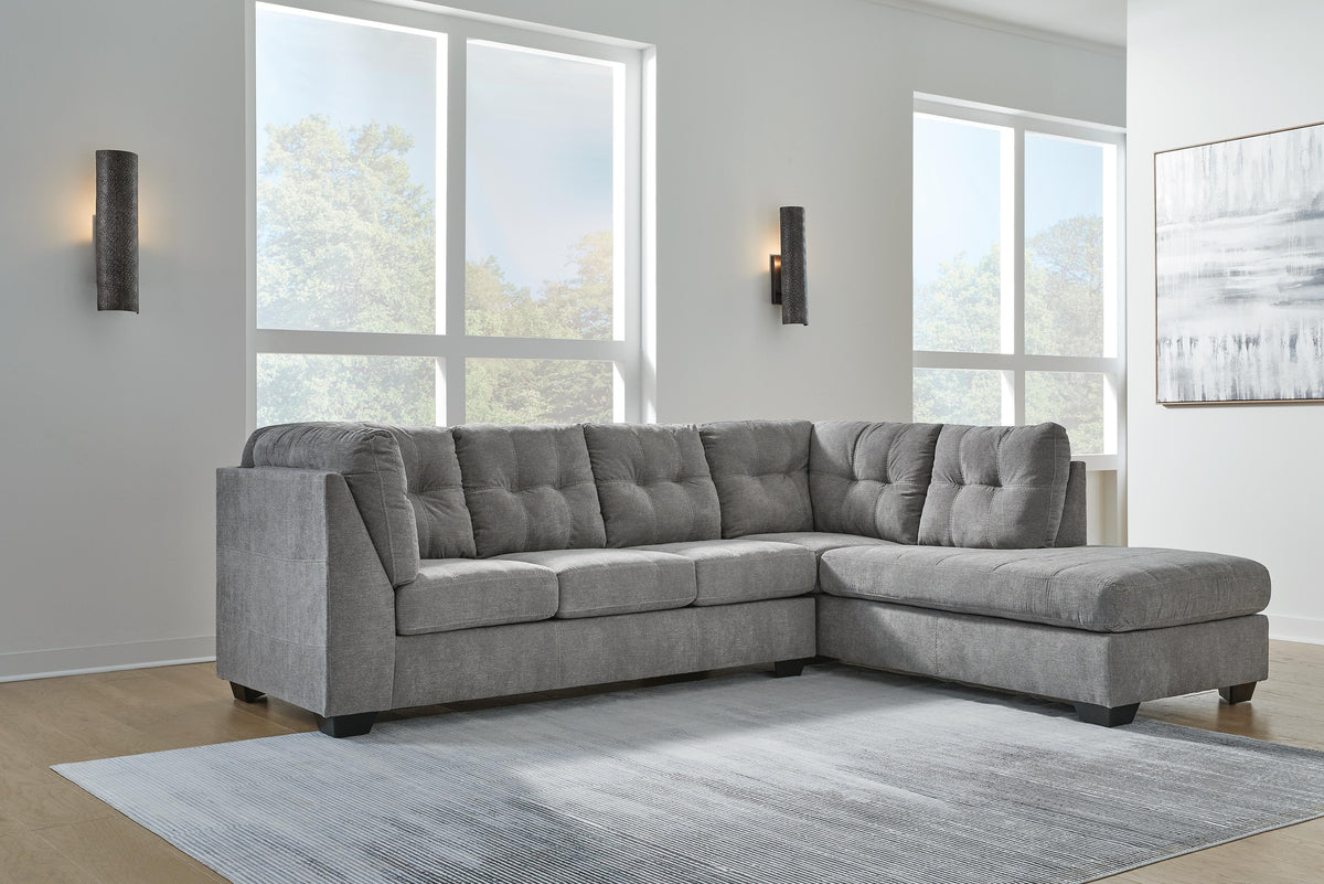 Marleton 2-Piece Sleeper Sectional with Ottoman