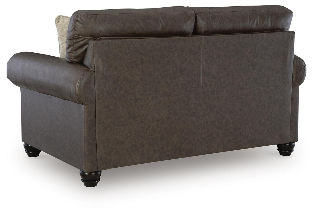 Roxmere Loveseat Faux Leather