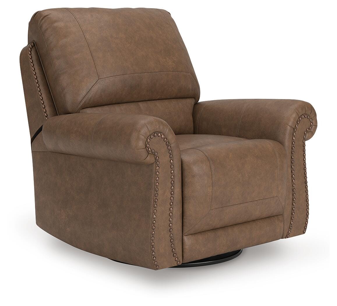 Chasemore Swivel Glider Recliner Faux Leather
