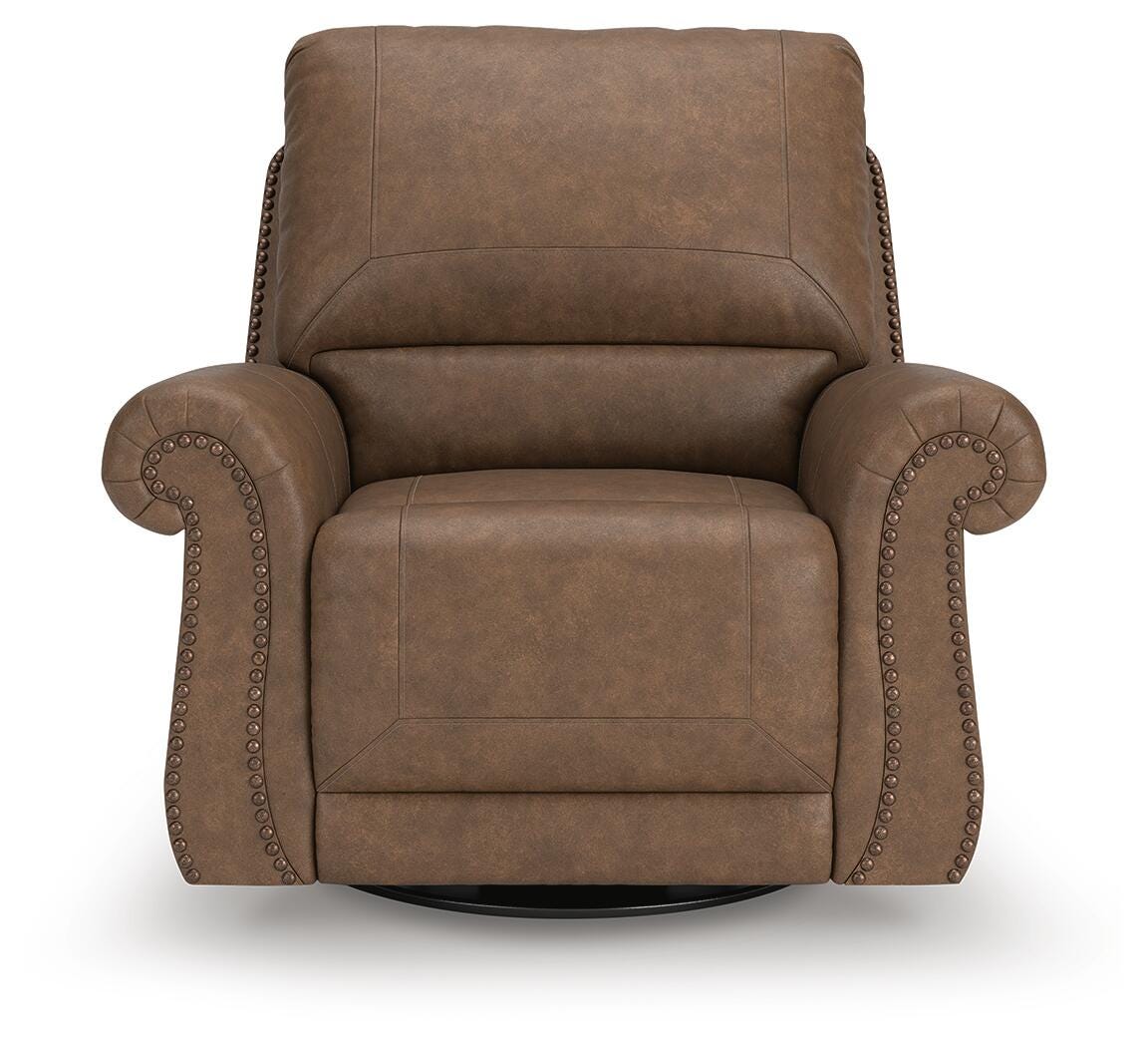 Chasemore Swivel Glider Recliner Faux Leather