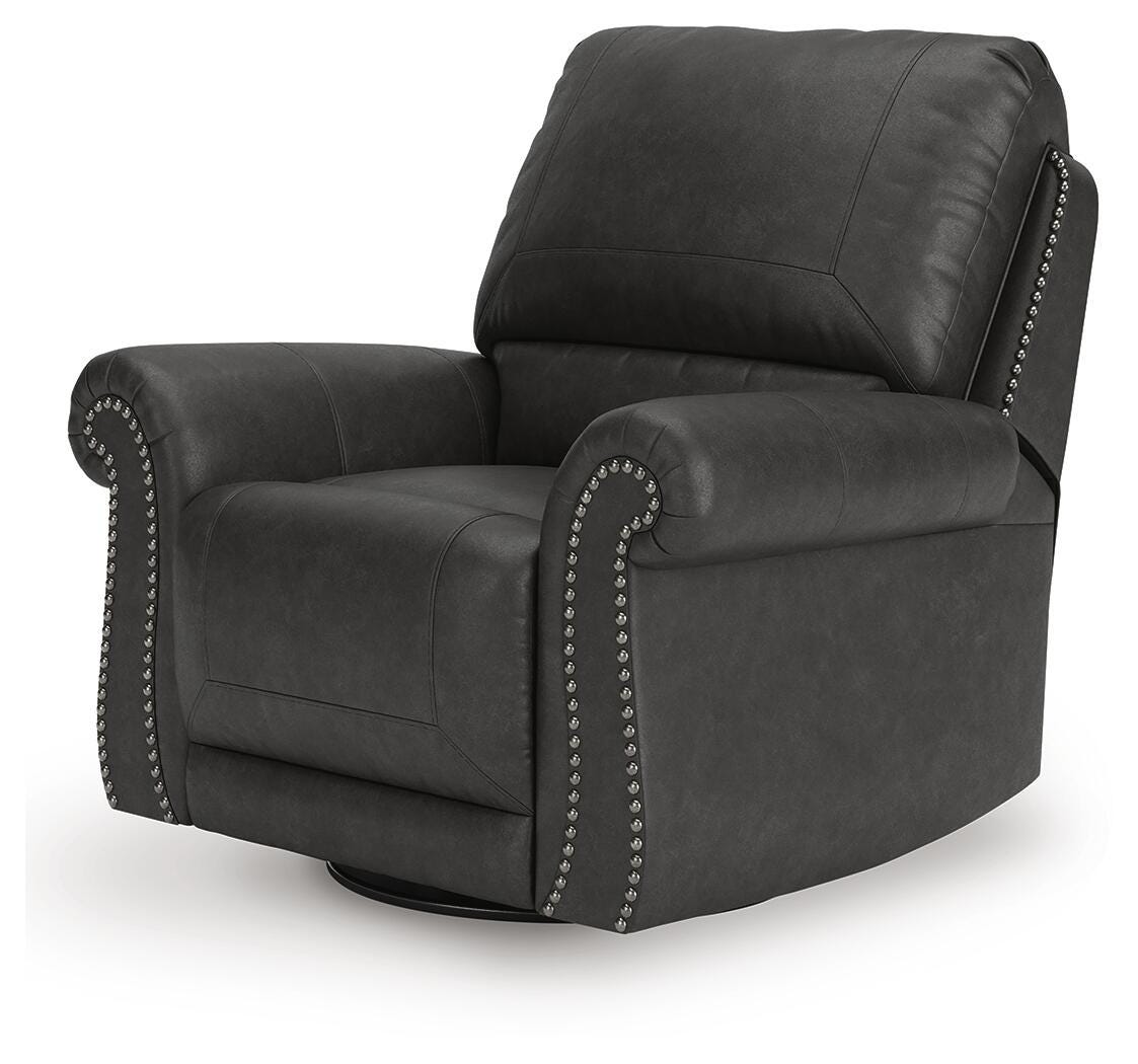 Chasemore Swivel Glider Recliner Faux Leather
