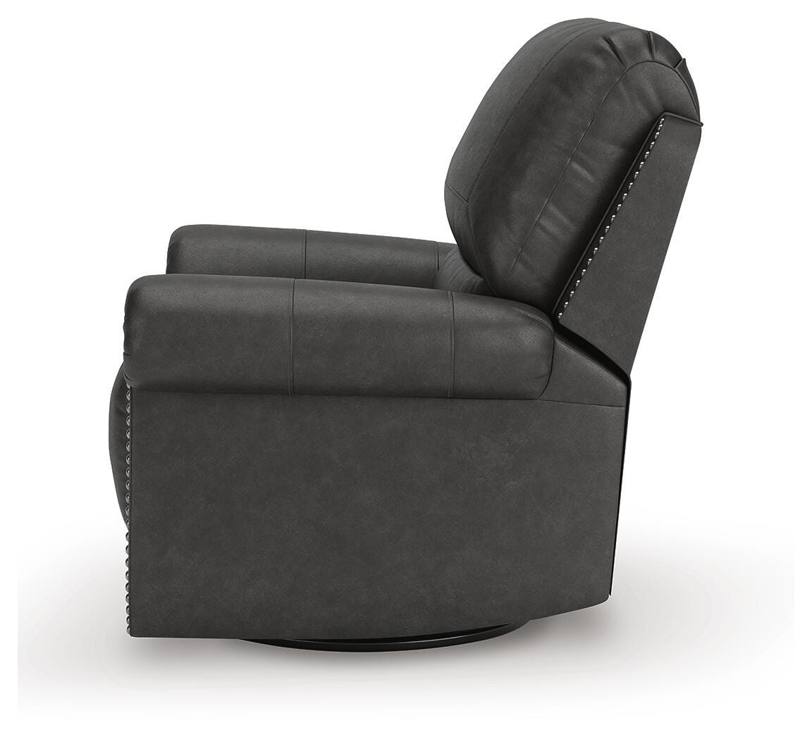 Chasemore Swivel Glider Recliner Faux Leather
