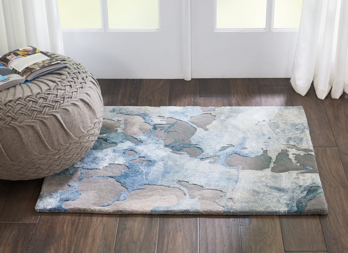 Prismatic PRS14 Grey Slate Rug - room scene