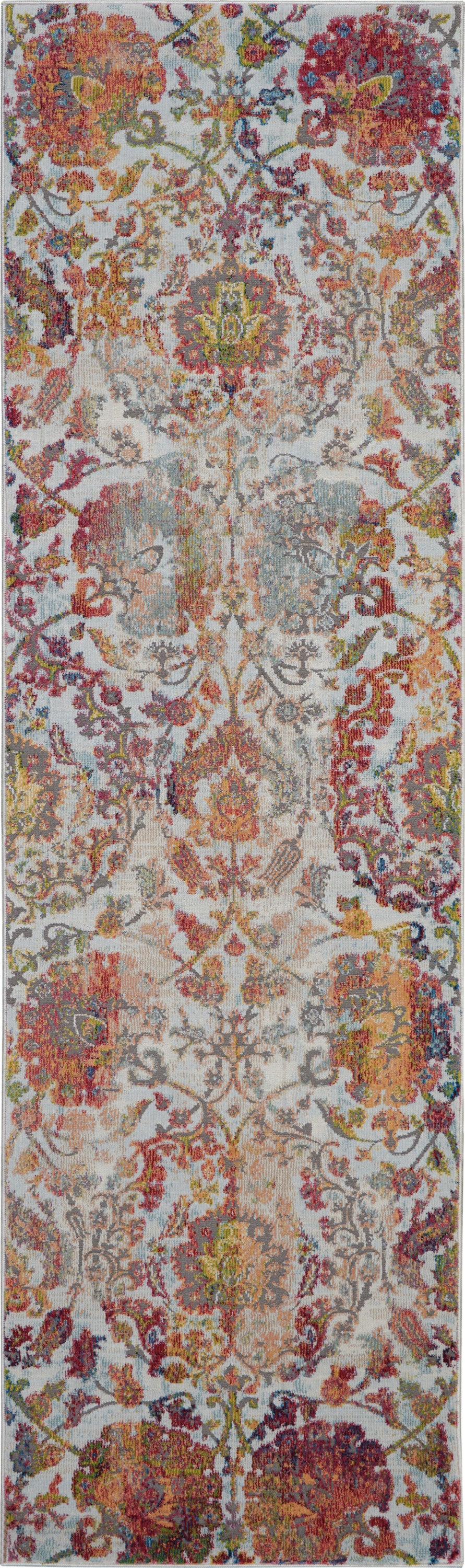 Ankara Global ANR06 Ivory Orange Rug - Runner