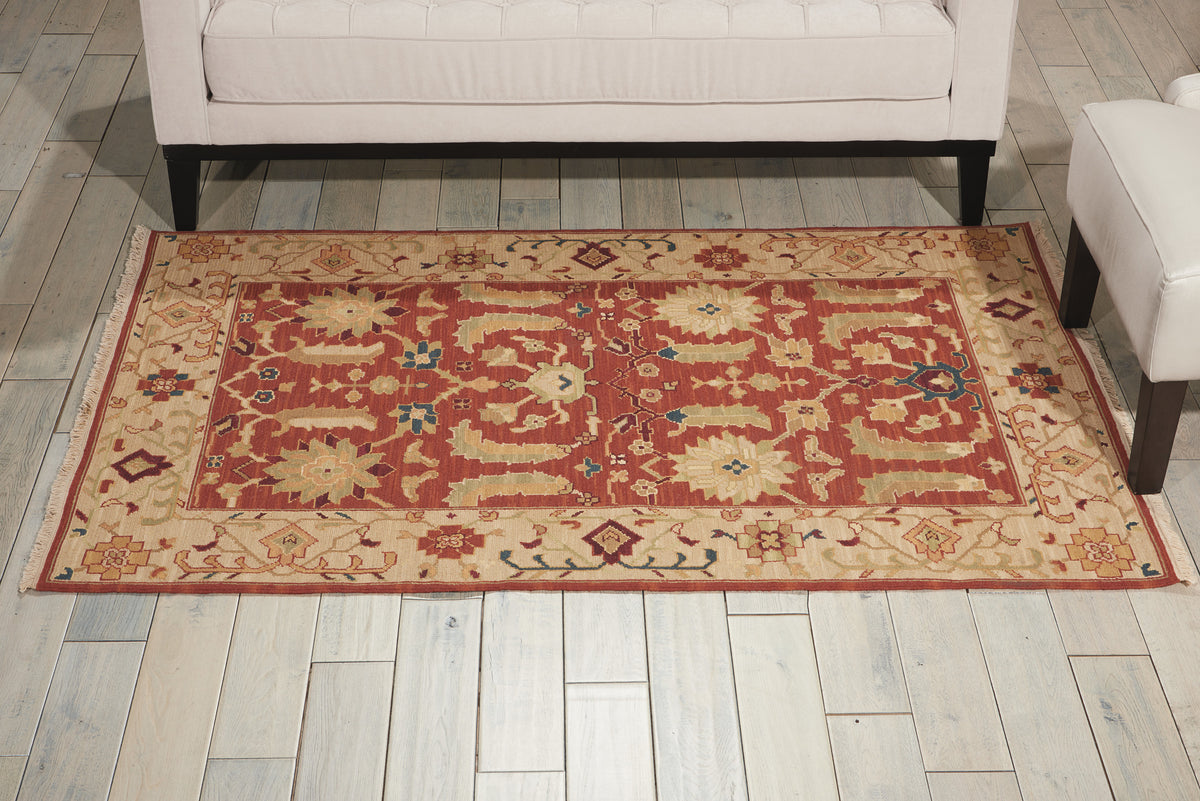 Nourmak SK71 Rust Rug - room scene