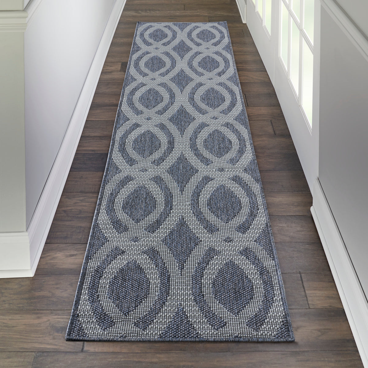 Aruba ARB05 Slate Light Blue Rug - room scene