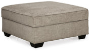 Bovarian Ottoman With Storage Chenille