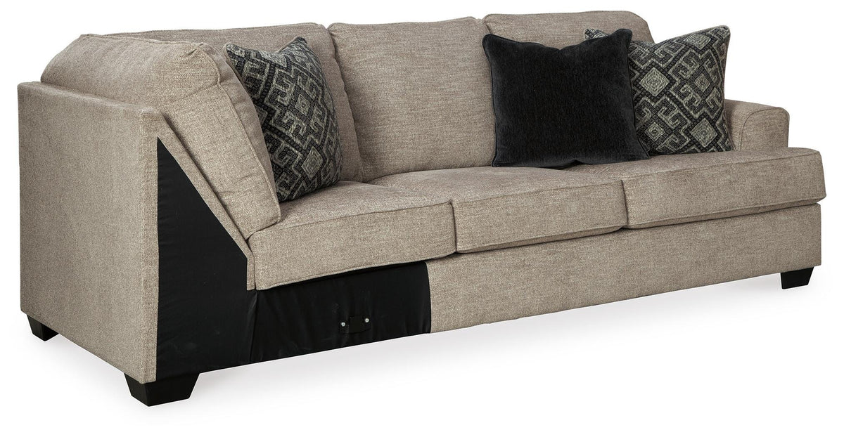 Bovarian RAF Sofa w/Corner Wedge Chenille