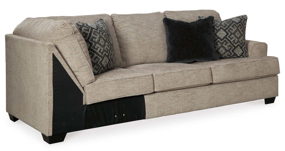 Bovarian 2-Piece Sectional with Ottoman