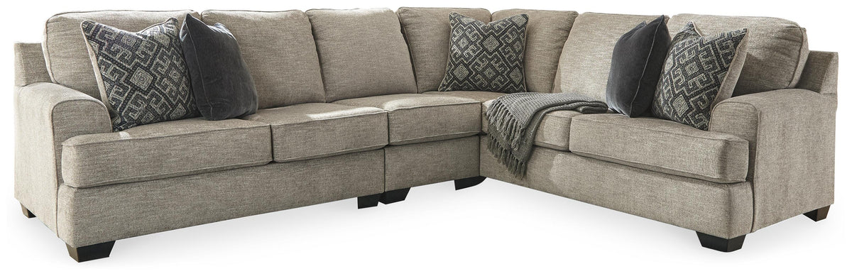 Bovarian 3-Piece Sectional Chenille