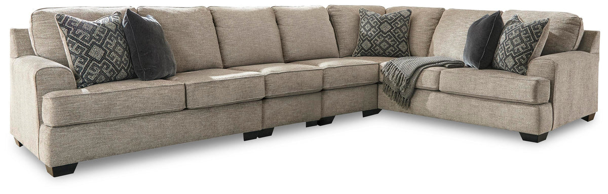 Bovarian 4-Piece Sectional Chenille