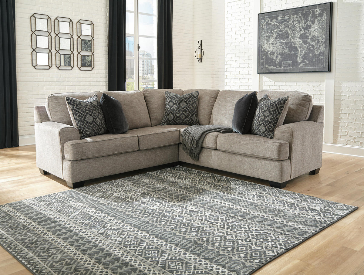 Bovarian 2-Piece Sectional Chenille