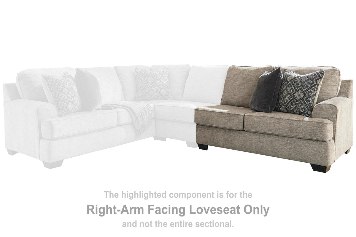 Bovarian RAF Loveseat Chenille