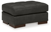 Luigi Ottoman Leather