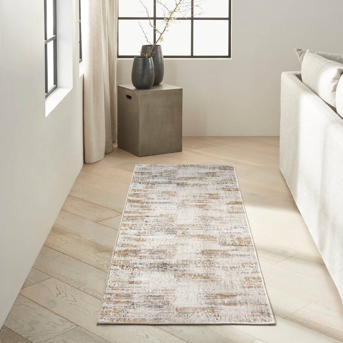 CK078 Summit SUM01 Ivory Multicolor Rug - room scene