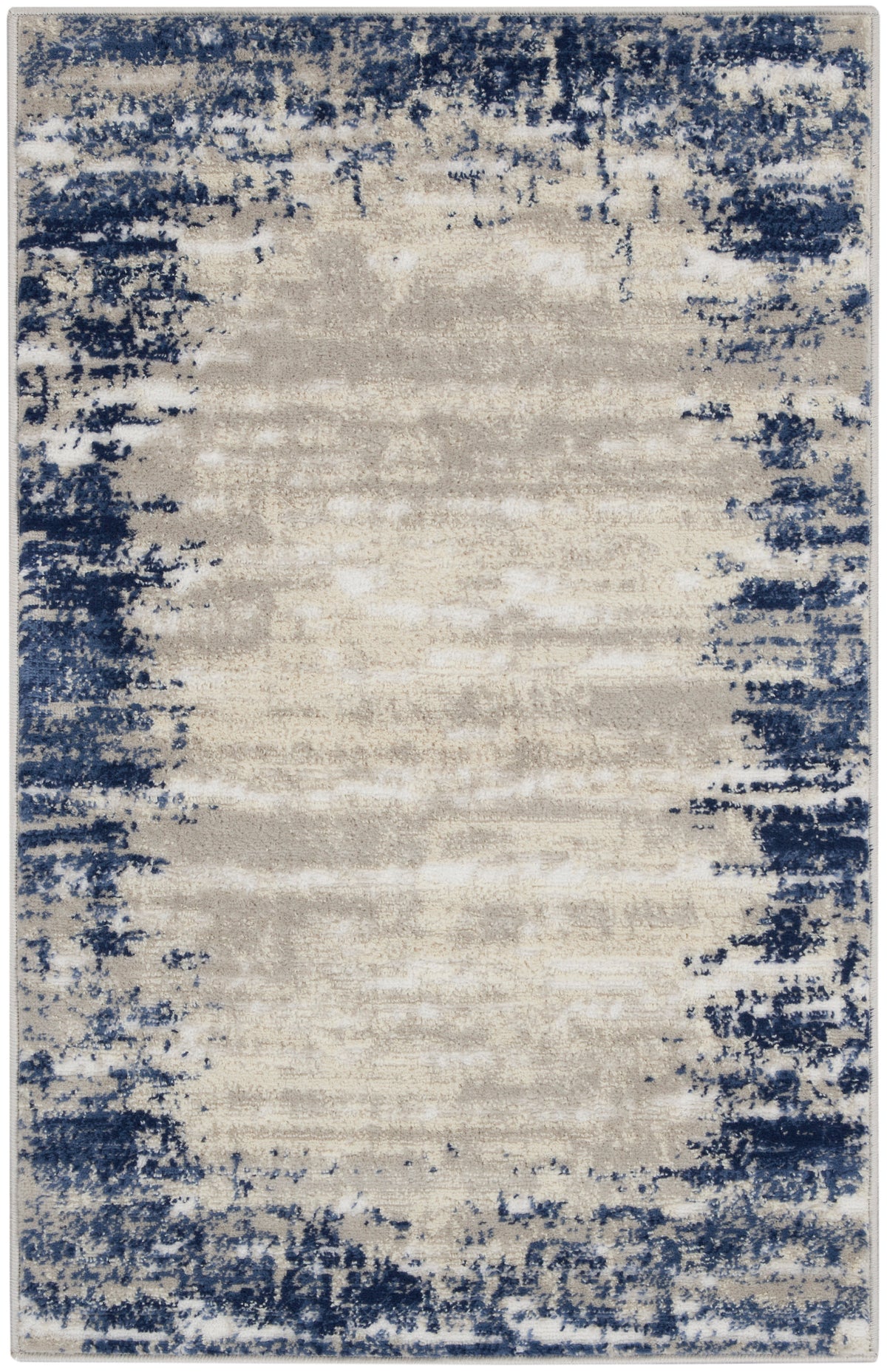 Cyrus CYR04 Ivory Navy Rug - Rectangle