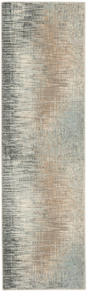 Marmara MRA01 Teal Grey Rug - Runner