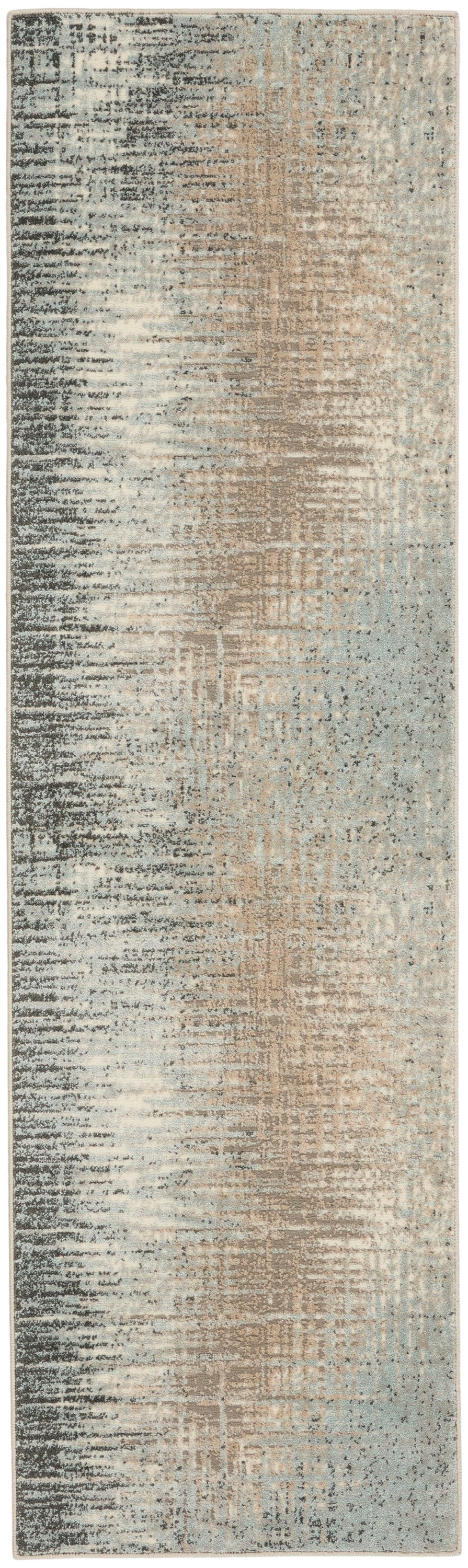 Marmara MRA01 Teal Grey Rug - Runner