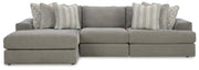Avaliyah 3-Piece Sectional with Chaise Chenille